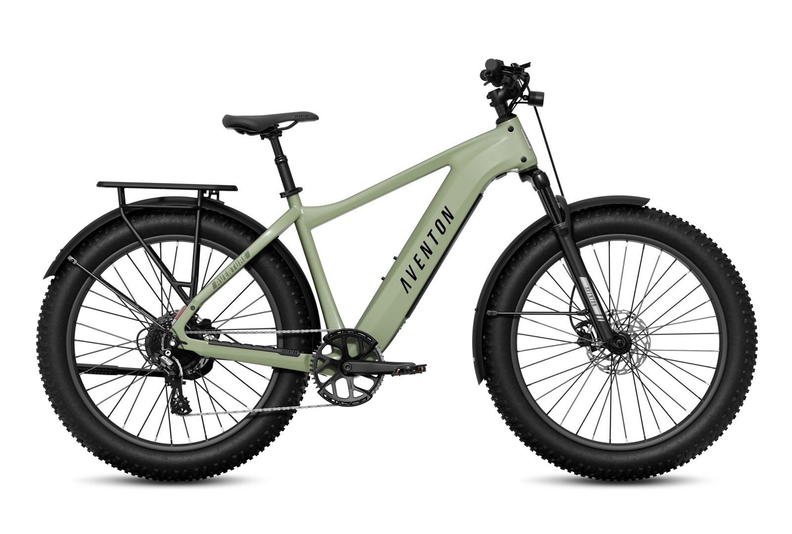 Aventon Aventure 3 fat-tire electric bike in Matcha