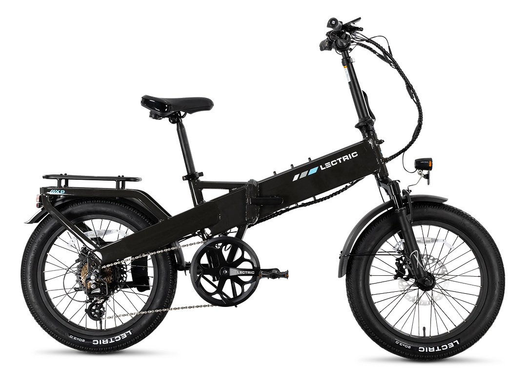 Lectric XP4 750 folding electric bike in Tempest Grey